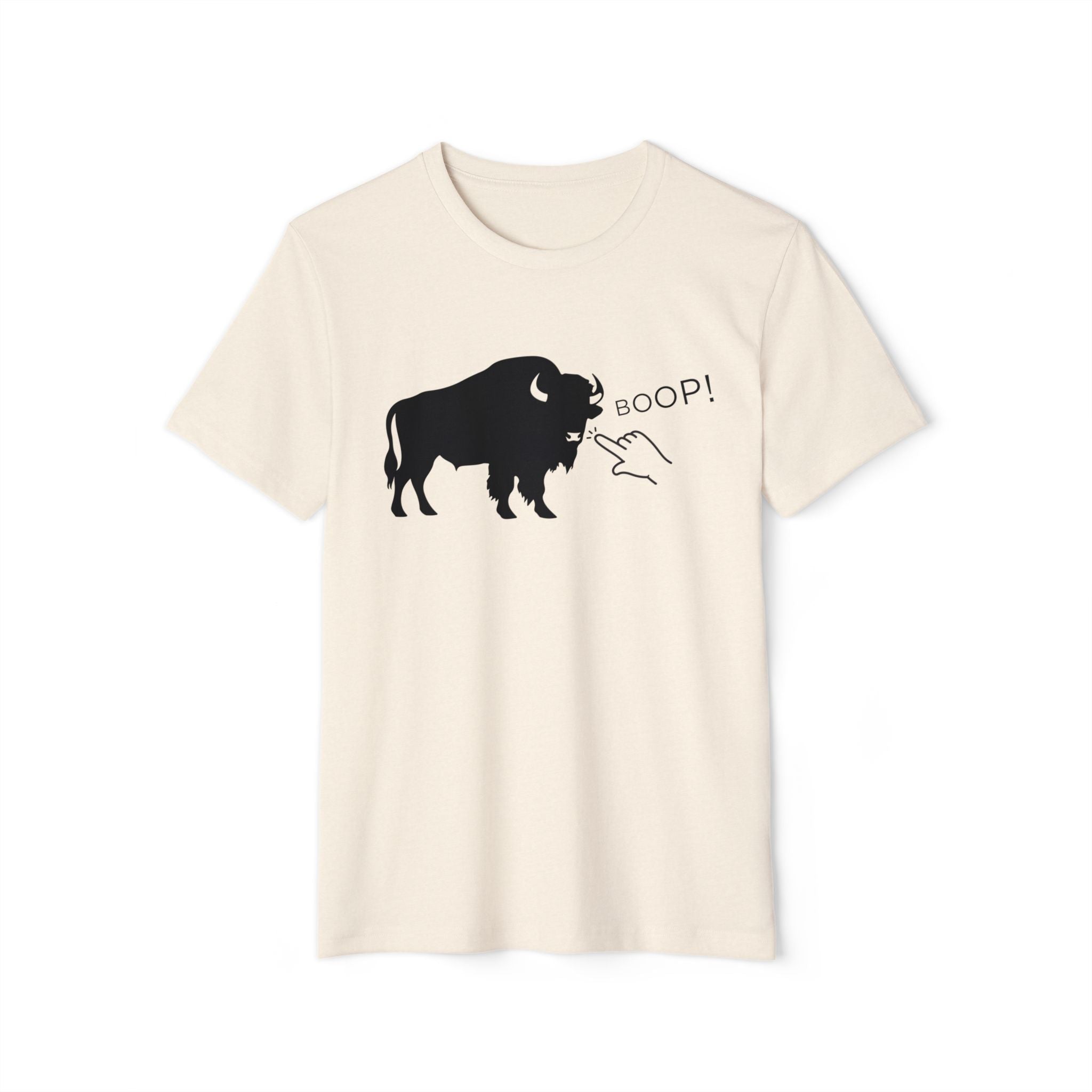 Unisex Organic Tee — Don't Pet the Bison