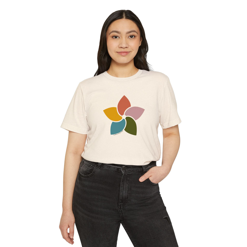 Unisex Organic Tee - Signature Bloom Design