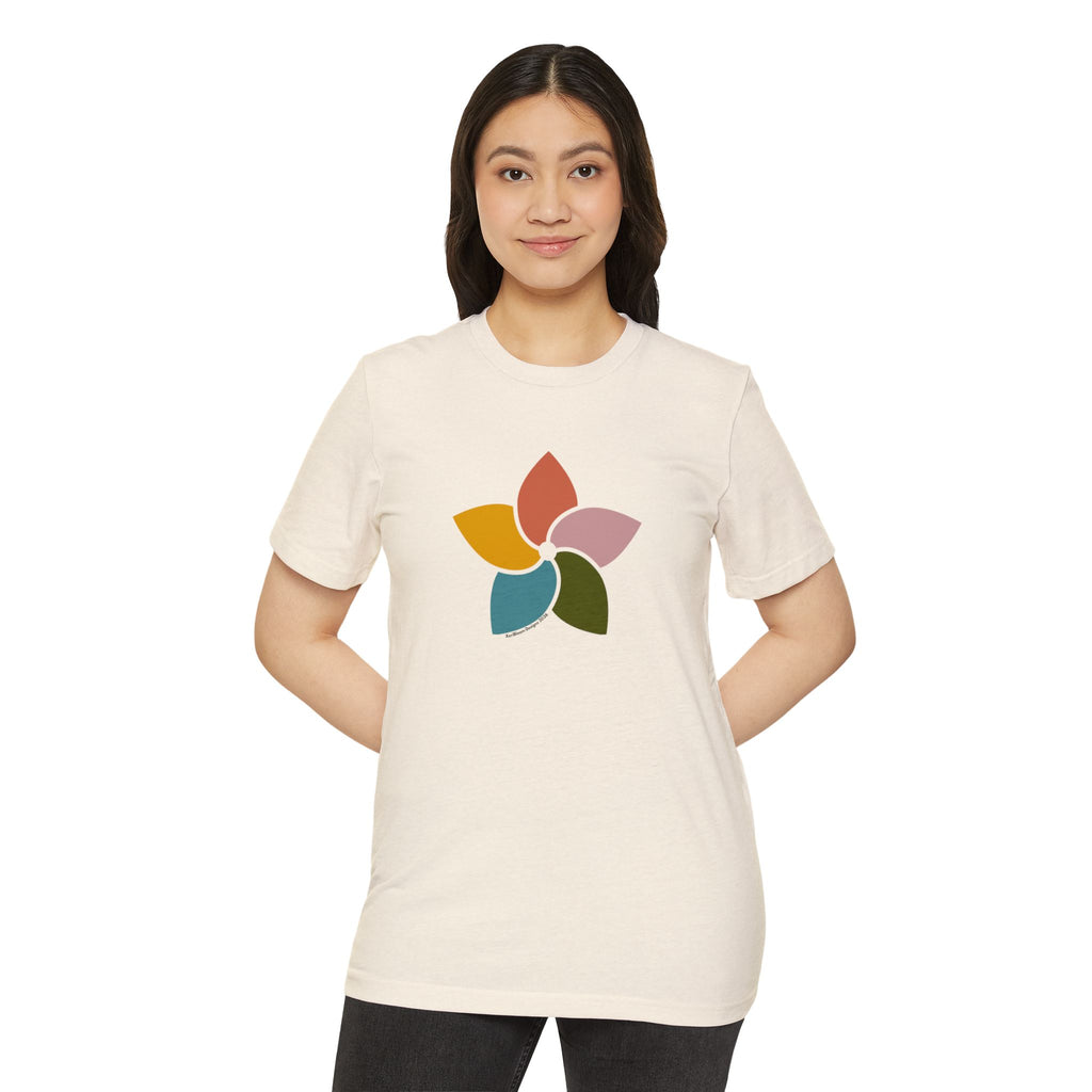 Unisex Organic Tee - Signature Bloom Design