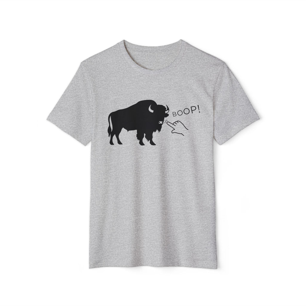 Unisex Organic Tee — Don't Pet the Bison