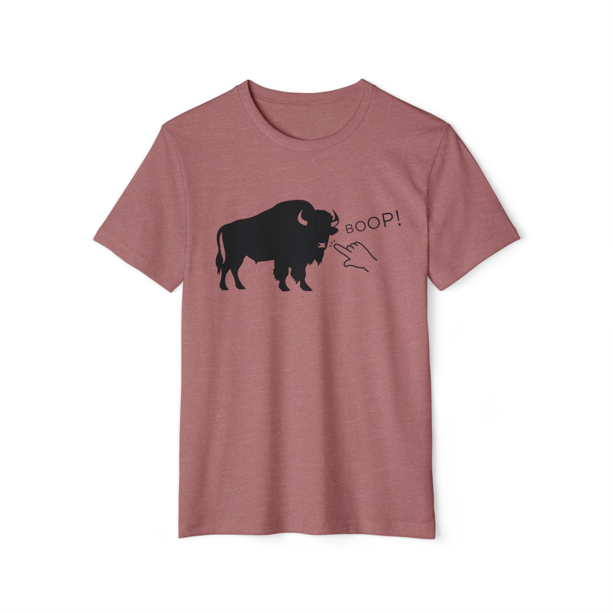 Unisex Organic Tee — Don't Pet the Bison