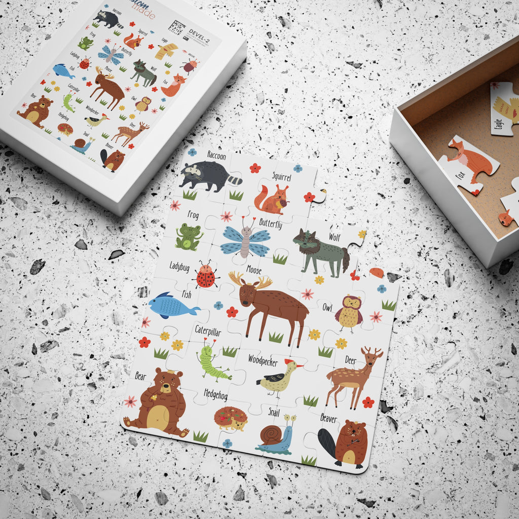 Woodland Puzzle For Kids