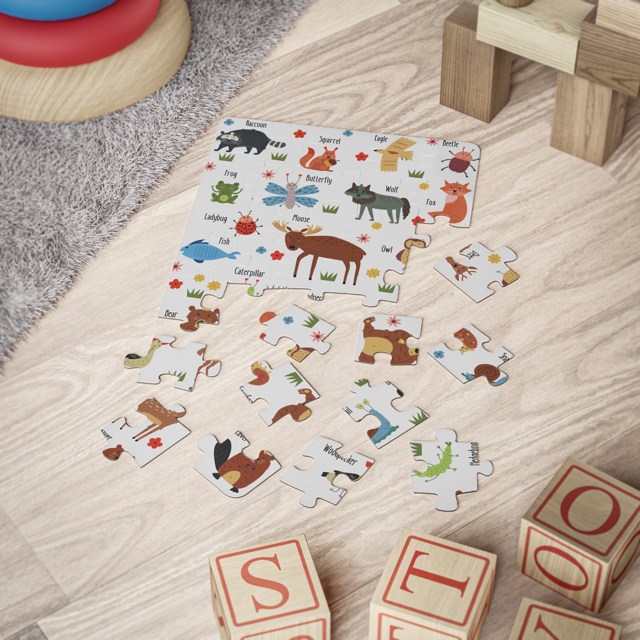 Woodland Puzzle For Kids