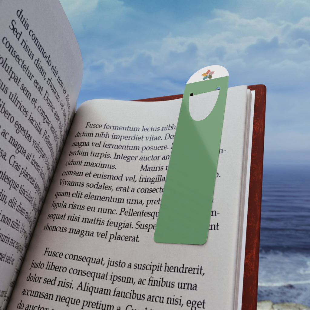 Aluminum Bookmark - Flower Design