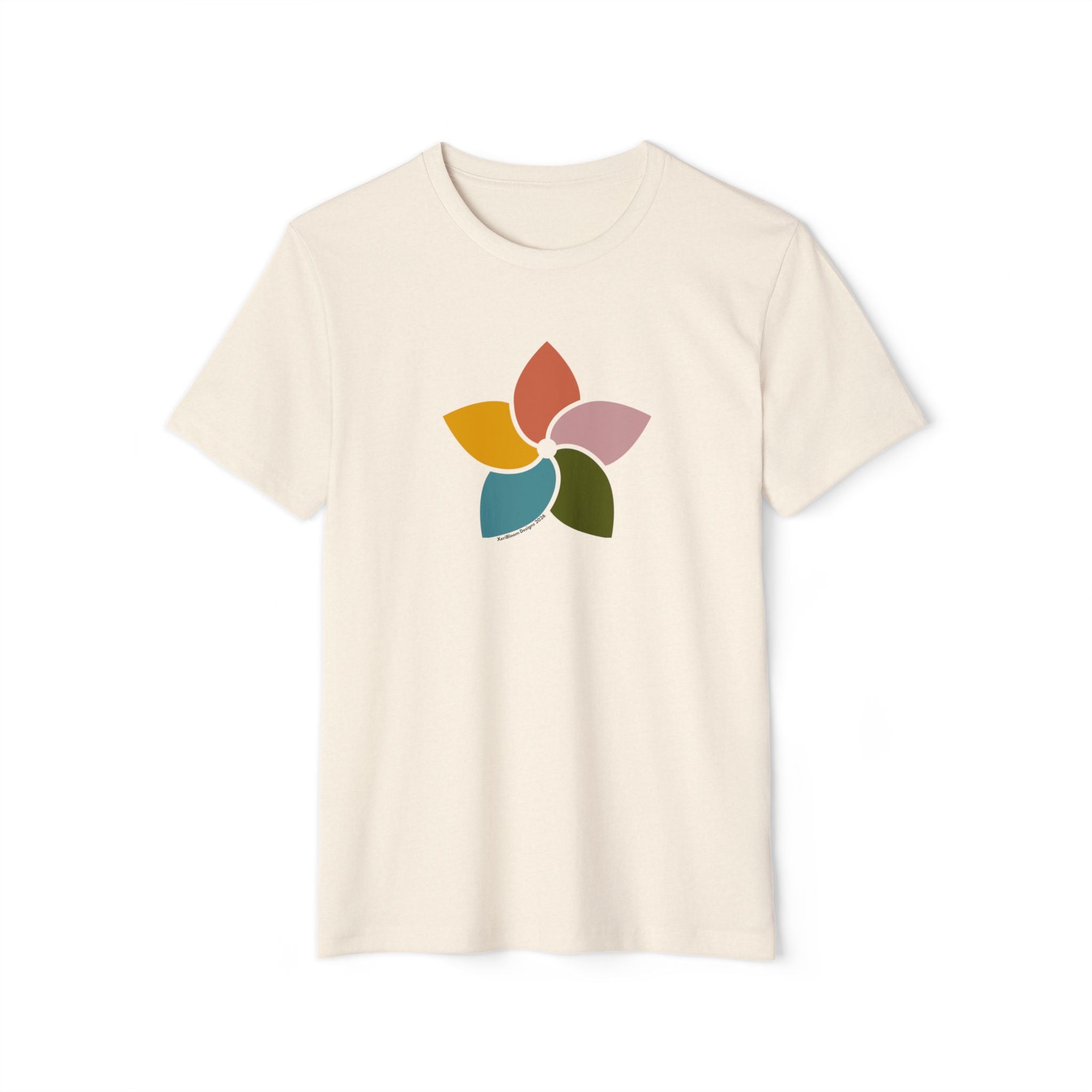 Unisex Organic Tee - Signature Bloom Design