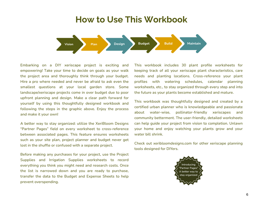 Wire-Bound Xeriscape Design Workbook for DIYers