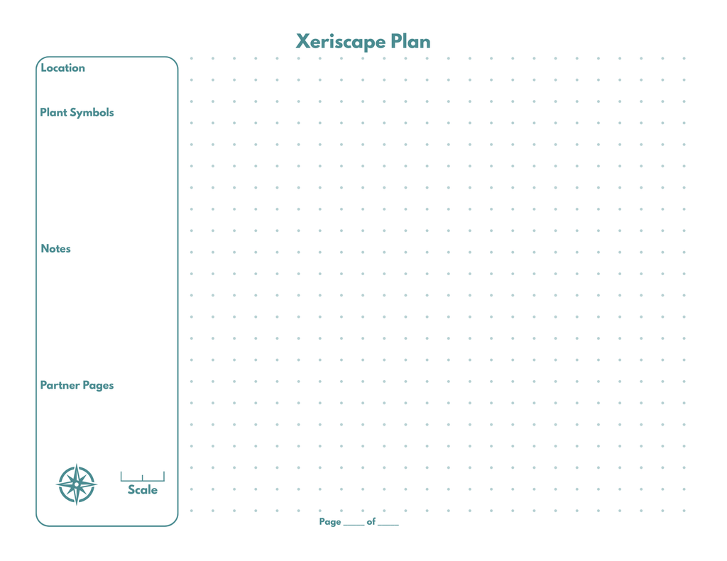Printable Xeriscape Template Bundle - Signature Bloom