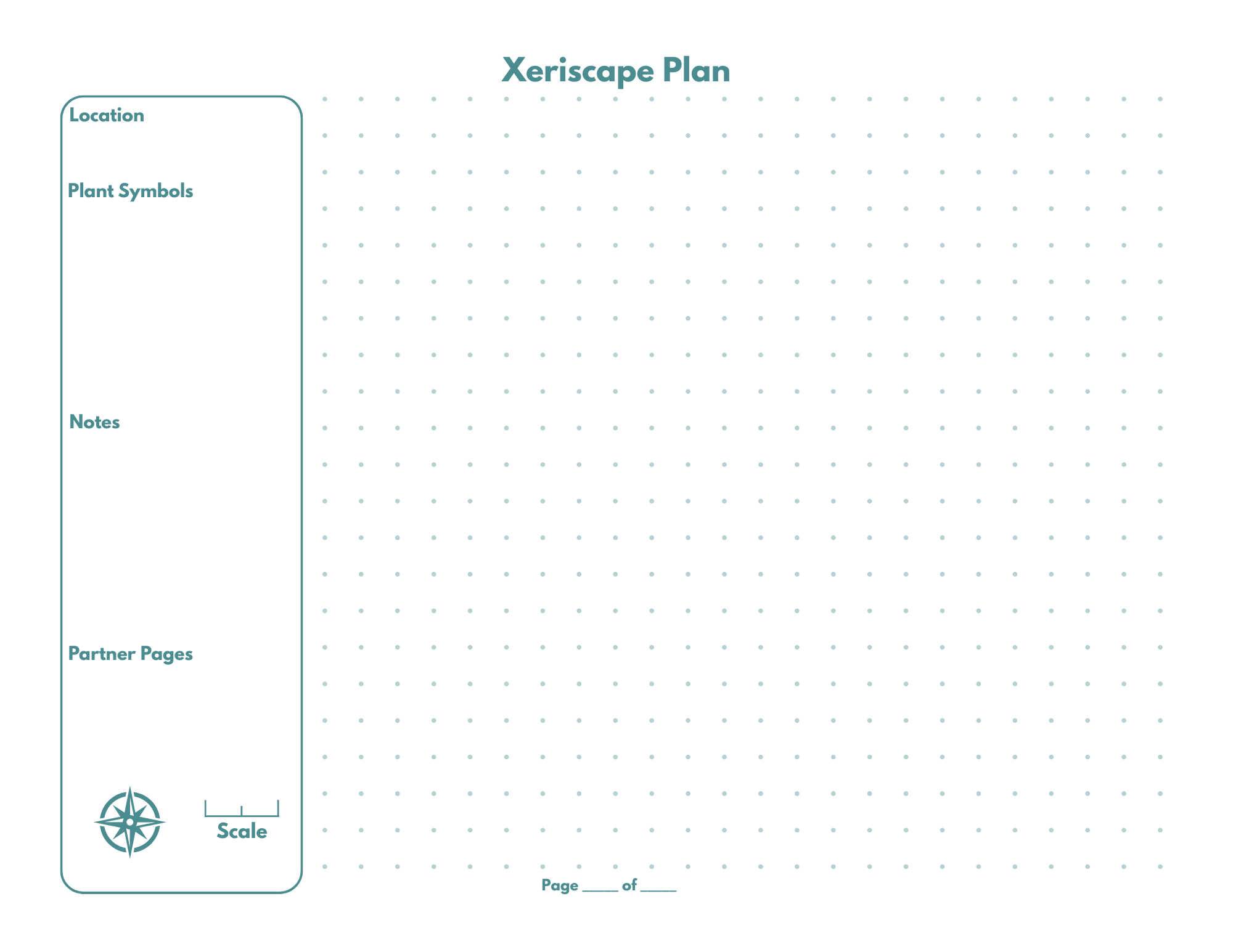 Printable Xeriscape Template Bundle - Signature Bloom