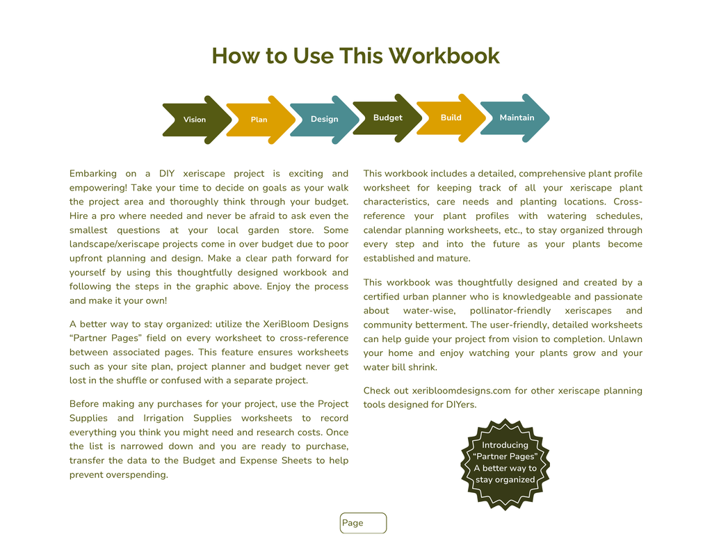 The Complete Xeriscape Design Workbook for DIYers